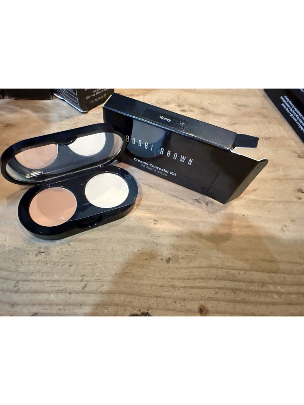 Bobbi Brown Creamy Concealer Kit Honey & Pale Yellow New W/ Box